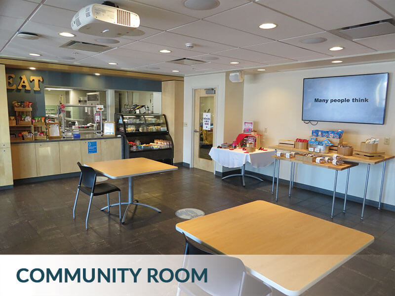Community room at Ascension Calumet Hospital Chilton Wisconsin