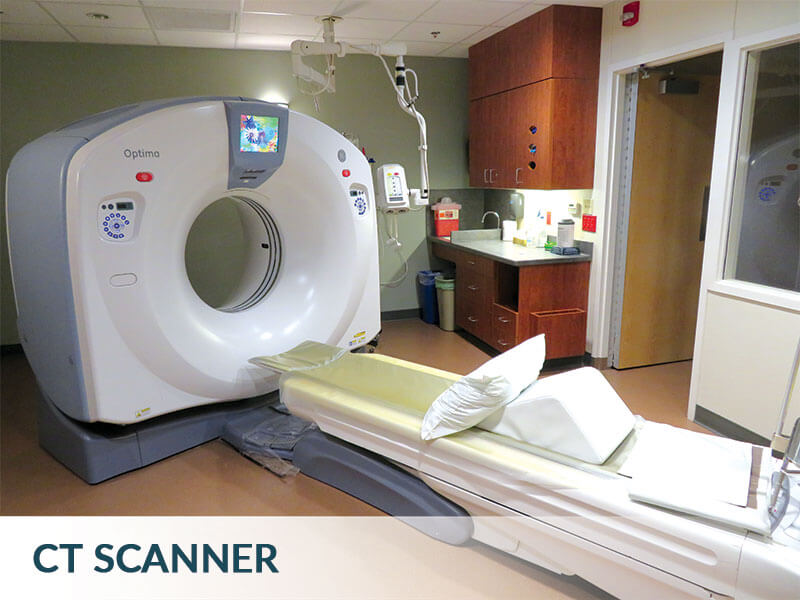 CT scanner at Ascension Calumet Hospital Chilton Wisconsin