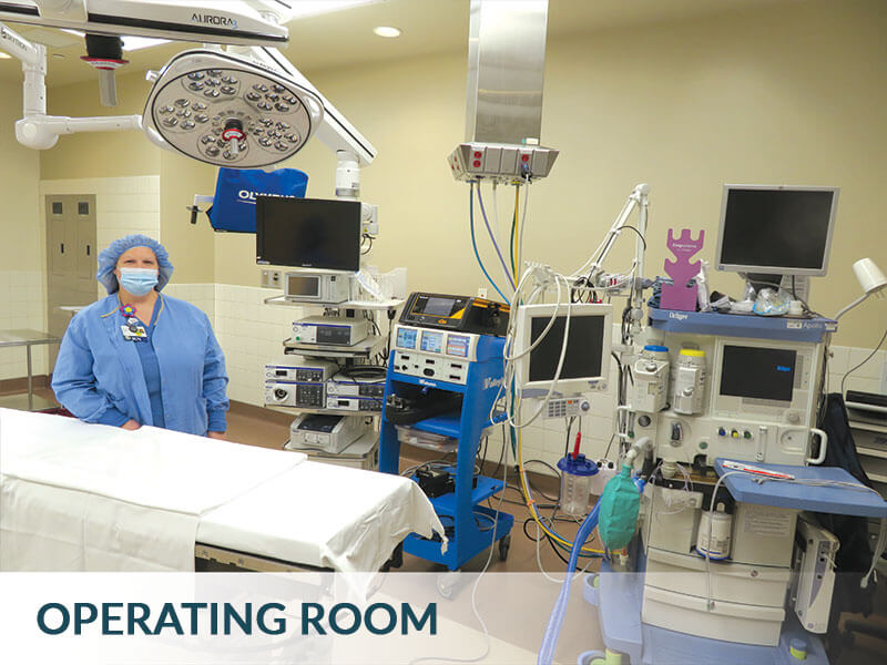 Operating room at Ascension Calumet Hospital Chilton Wisconsin