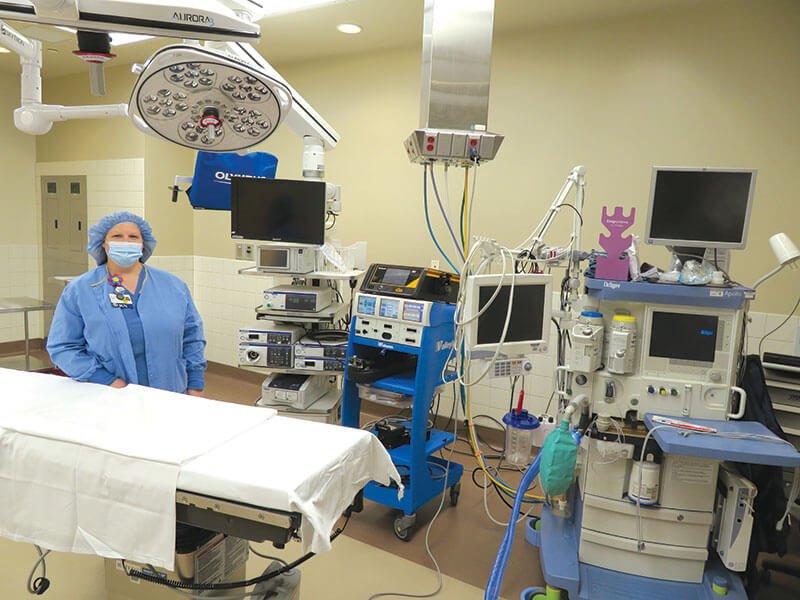 Operating room at Ascension Calumet Hospital in Chilton Wisconsin